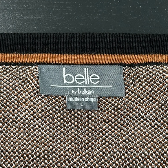 Belle by Belldini Geometric Print Sweater - L - Picture 6 of 9